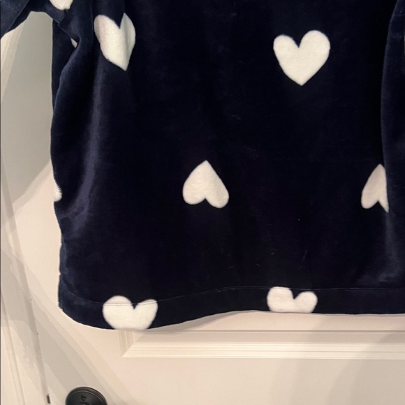 LOFT Navy and White Heart Sweatshirt - Picture 5 of 8